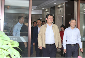 杭州市上城区委副书记、区长金承涛领导一行莅临中机投资走访调研