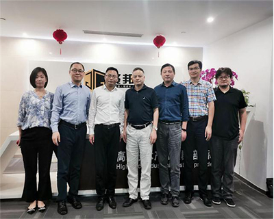 中机联合考察学习聚邦科技,推进高新产业园区建设合作