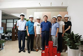 致敬！高温下的建设者 ——中机联合开展高温慰问送清凉活动