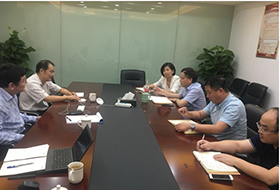 中国浦发党委委员董浩带队到中机联合调研指导