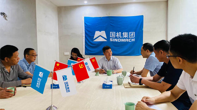 国机集团安全生产处吴长林一行赴丽水金周农居项目安全生产工作调研